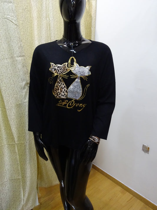 CAMISA CAT GOLD